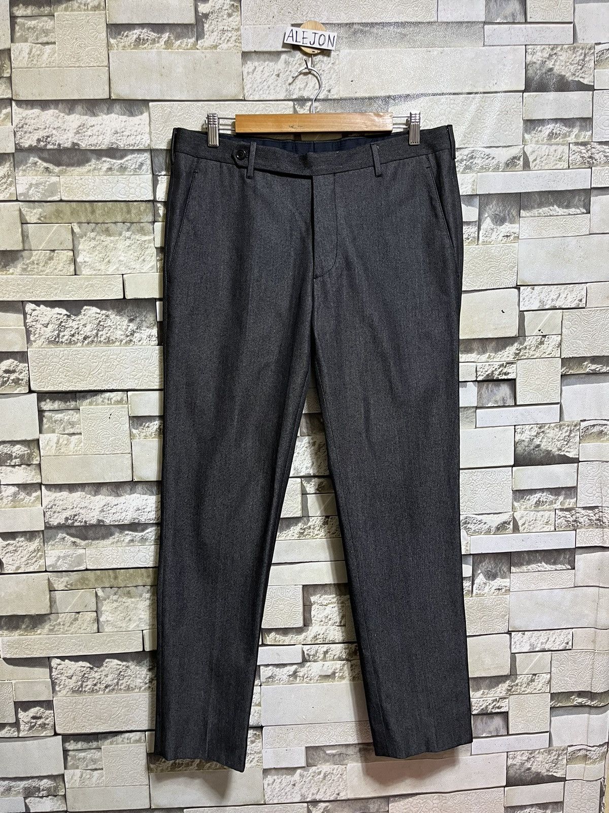 image of Prada Chino Trouser Pants Mens in Grey (Size 34)