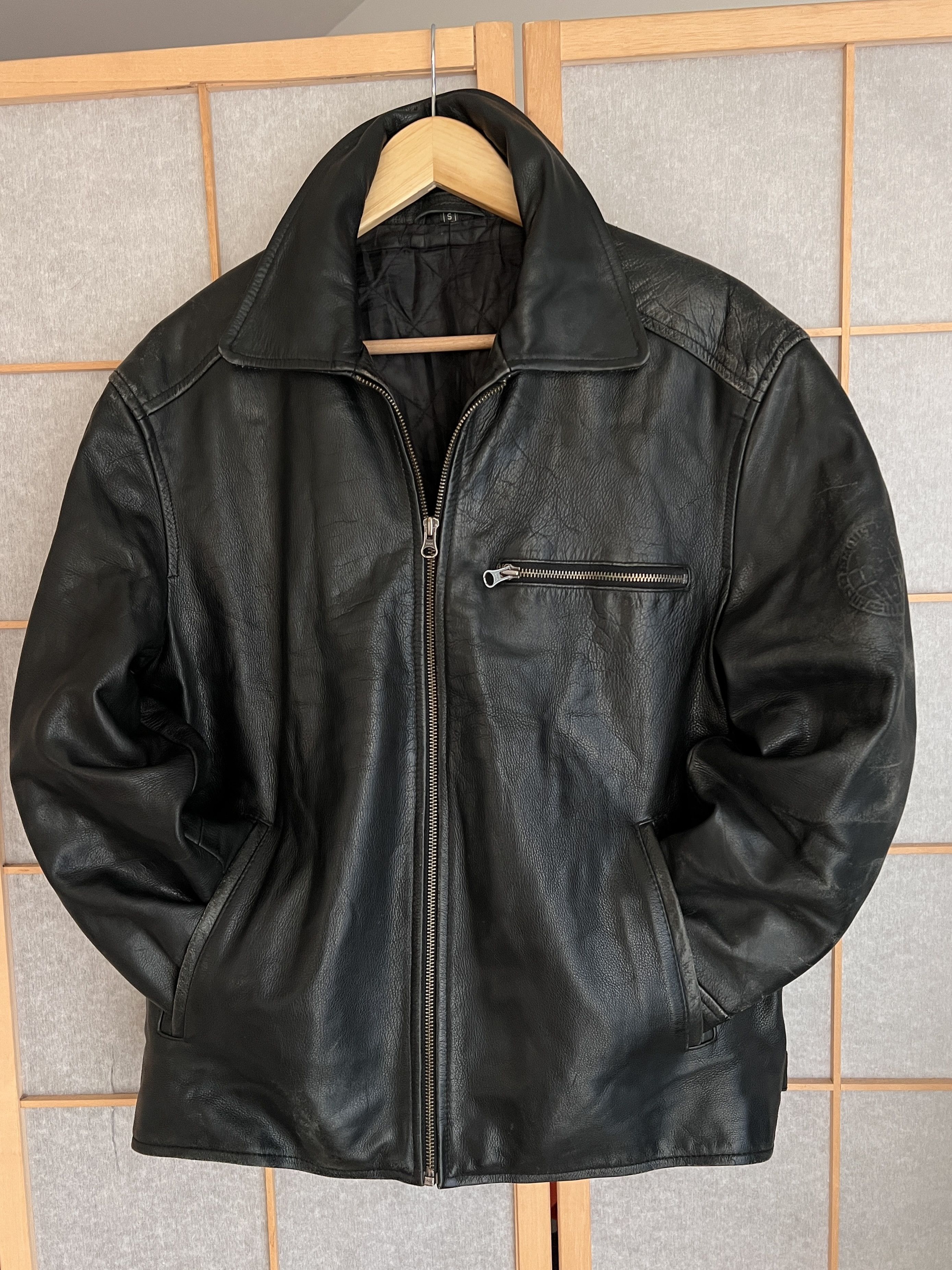 Genuine Leather 14th Addiction Yohji Yamamoto style leather jacket LGB Boxy Size US S / EU 44-46 / 1 - 2 Thumbnail