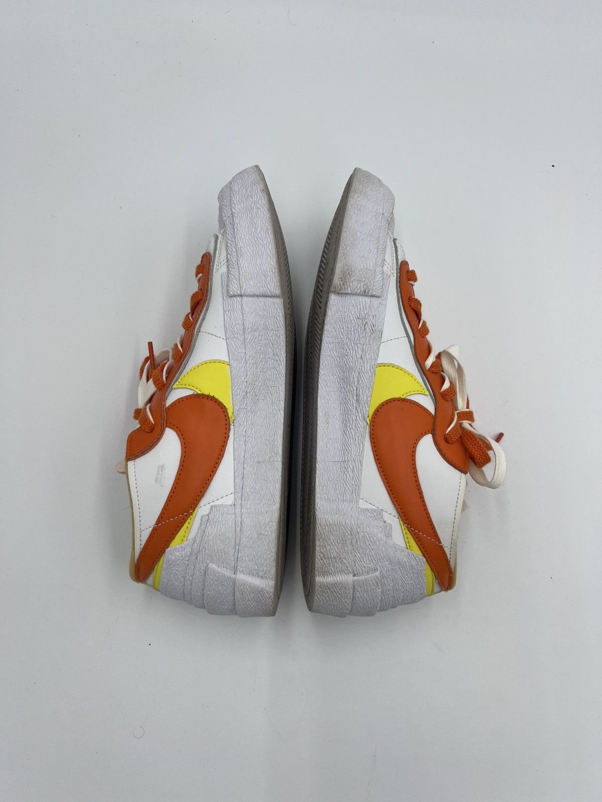 Nike × Sacai Nike Blazer Low Sacai White Magma Orange Size US 10 / EU 43 - 4 Thumbnail