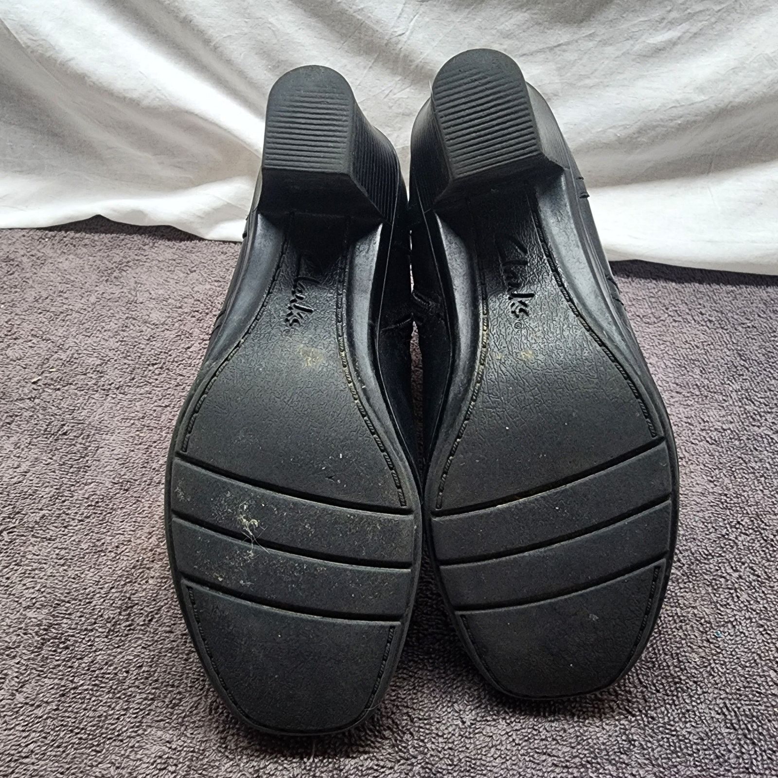 Clarks Clarks women's black leather boots booties zippered 5M b47 Size US 5 / IT 35 - 8 Thumbnail