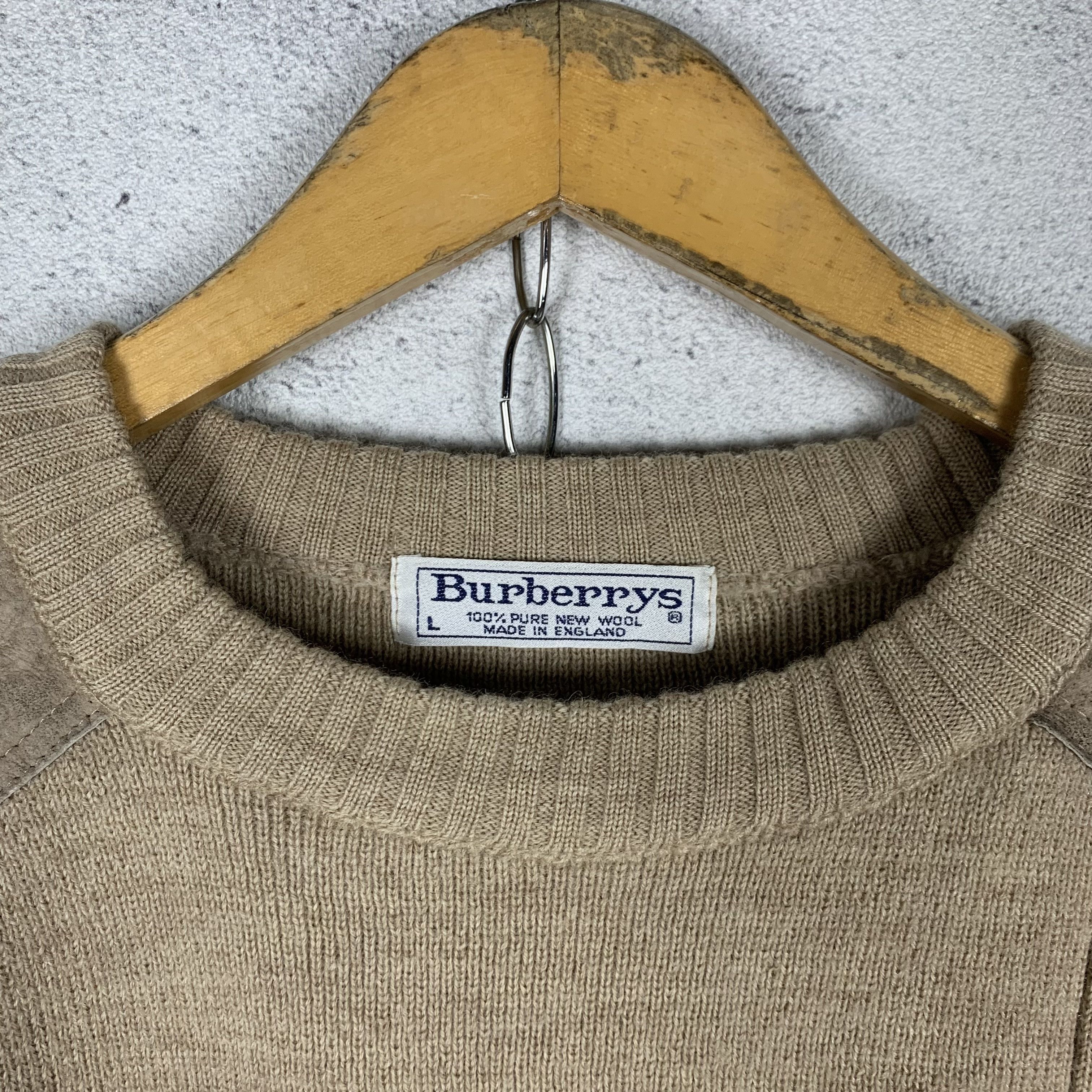 Burberry Vintage Burberry Wool Knit Sweater Jumper Size US M / EU 48-50 / 2 - 7 Thumbnail