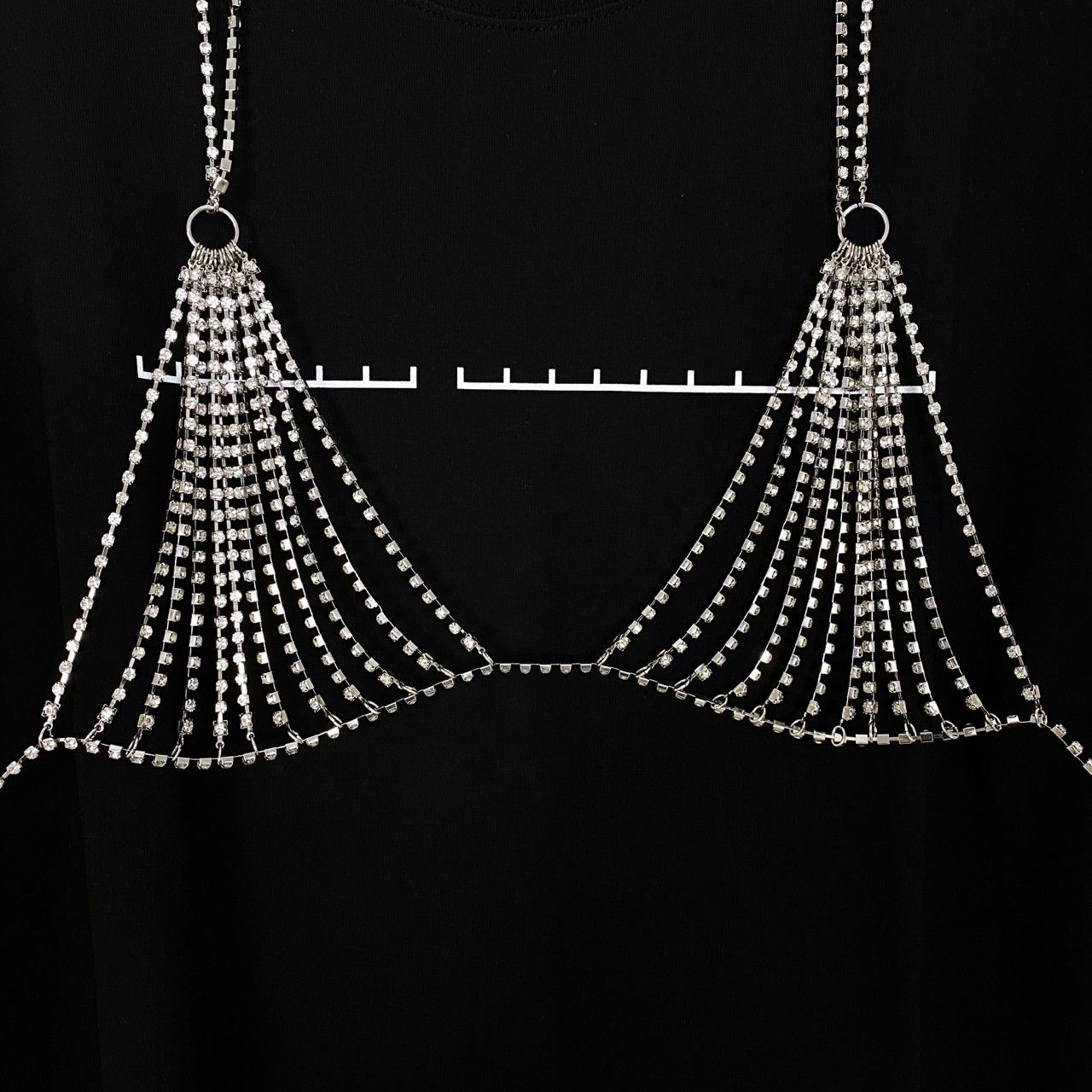Random Identities RANDOM IDENTITIES CRYSTAL BRA NECKLACE Size ONE SIZE - 2 Thumbnail