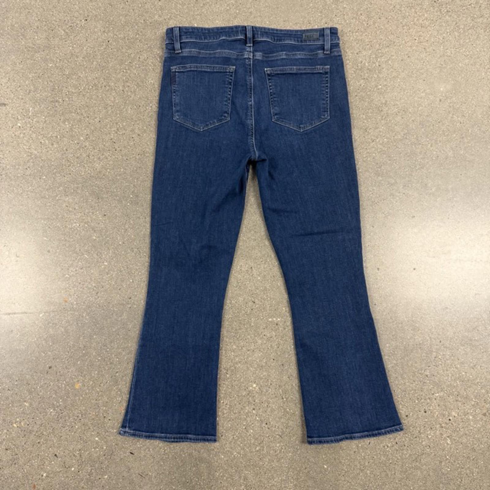 Paige NWOT PAIGE Colette Crop Flare Premium Denim Jean - 31 Size 31" - 8 Thumbnail