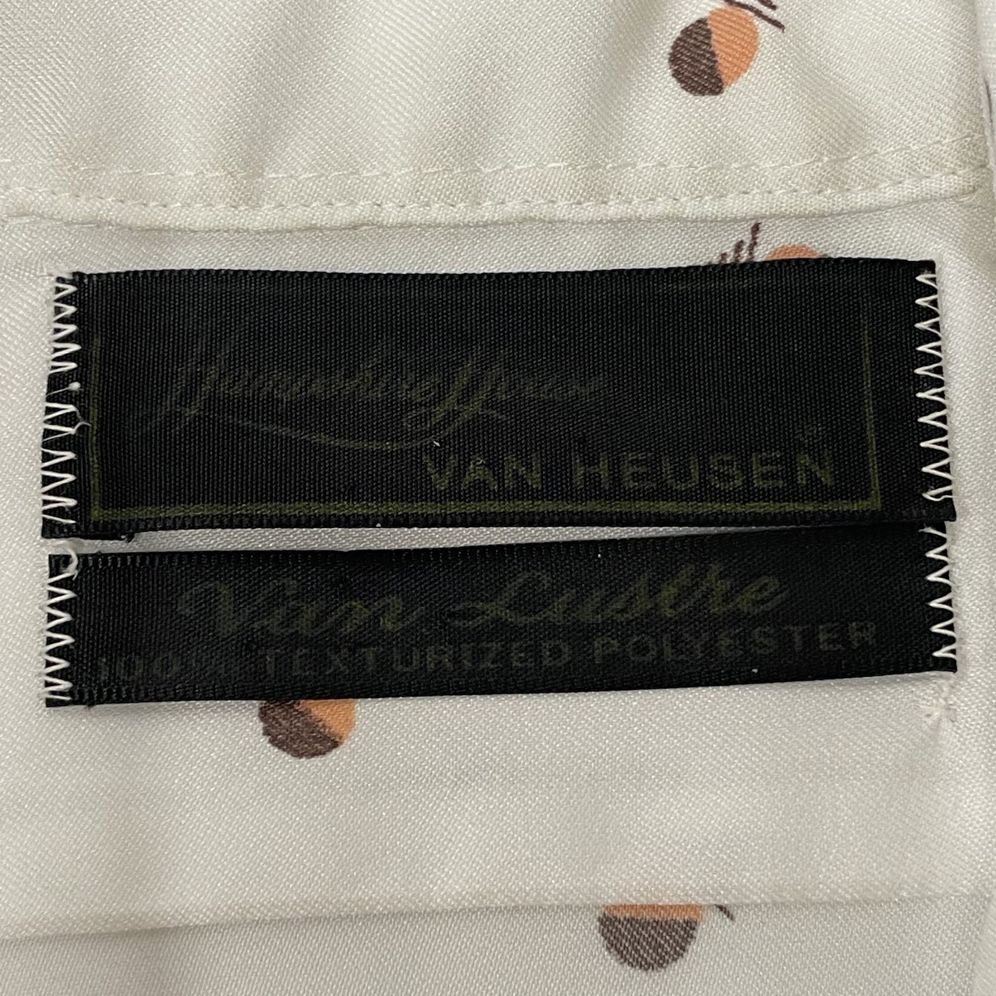 Van Heusen Vtg Van Heusen Geometric ATOMIC BOMB Mod Disco Shirt Size US XL / EU 56 / 4 - 4 Thumbnail