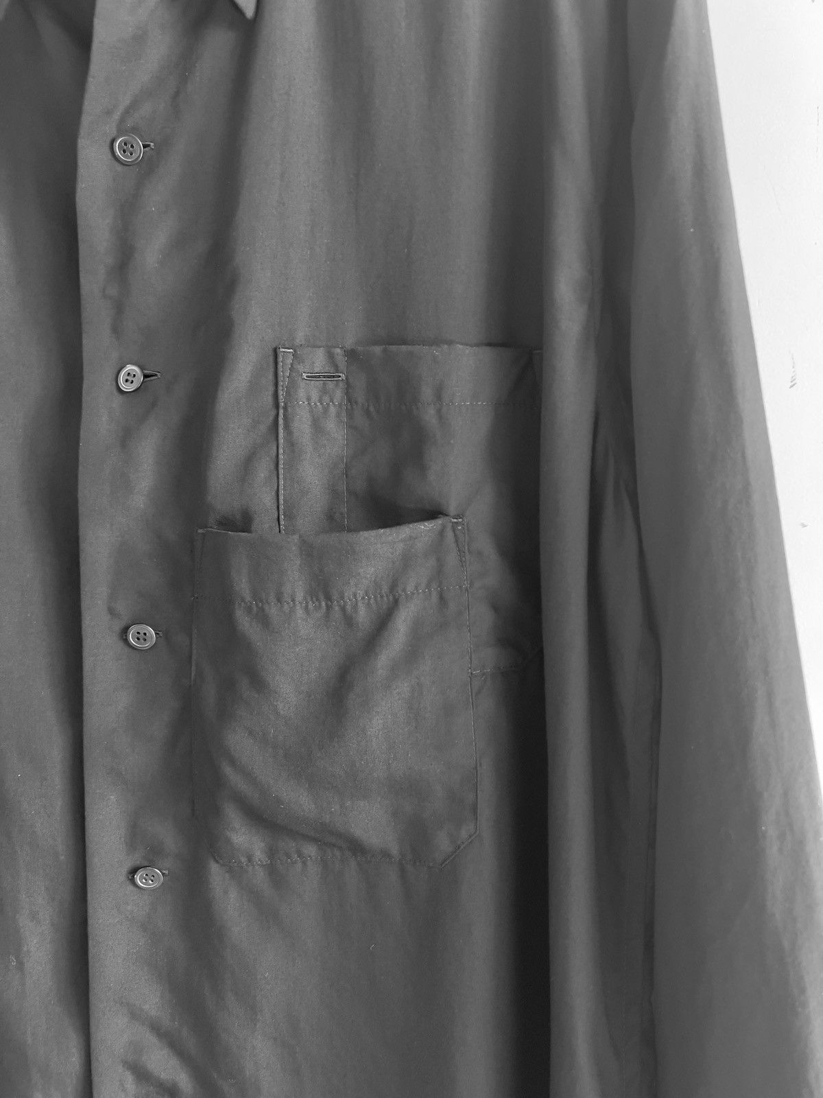 Yohji Yamamoto Yohji Yamamoto Pour Homme - CELLULOSE DOUBLE LAYERED SHIRT Size US XL / EU 56 / 4 - 4 Thumbnail