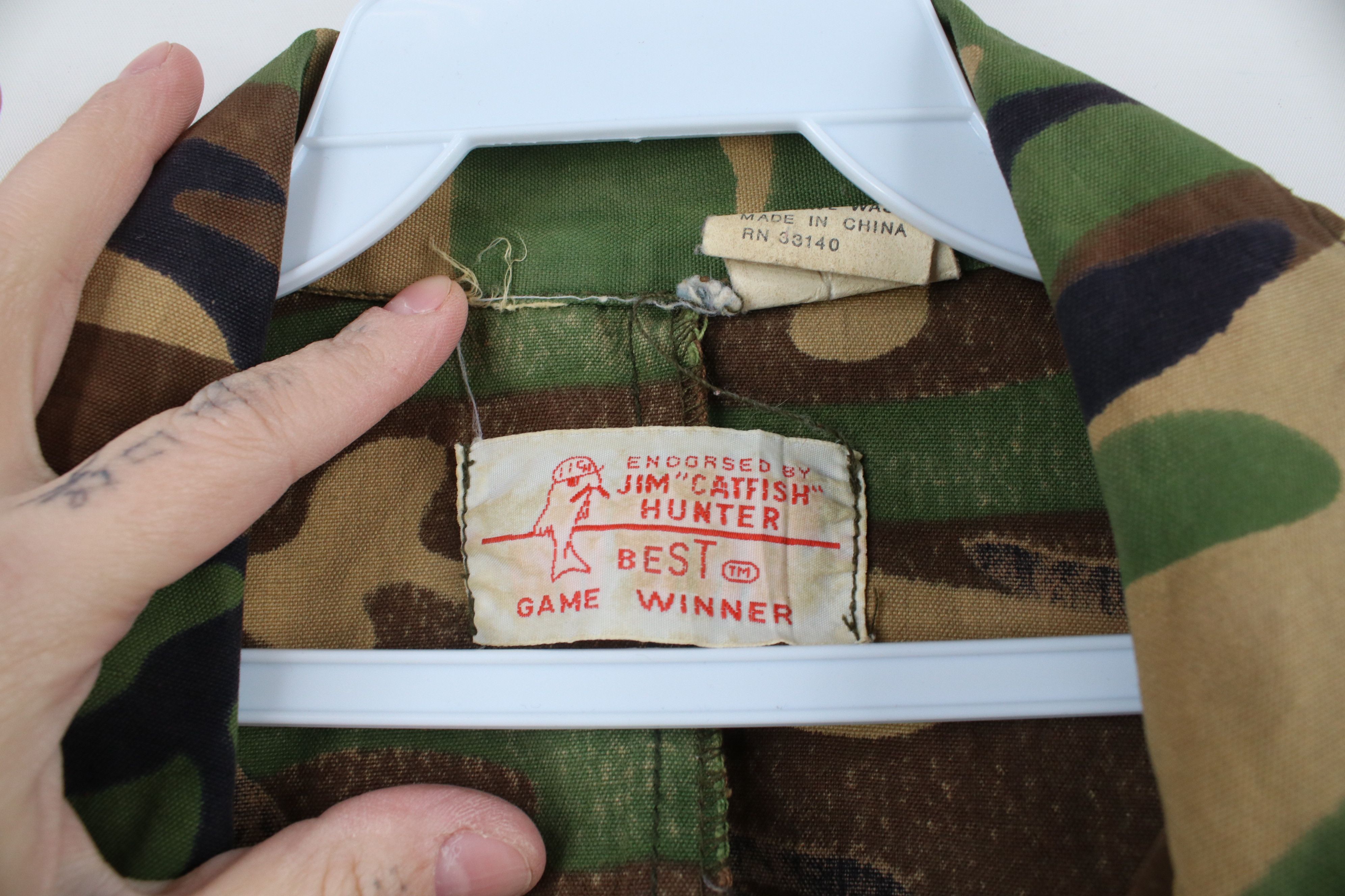 Vintage Vintage 70s Streetwear Camouflage Hunting Field Jacket Size US L / EU 52-54 / 3 - 9 Thumbnail