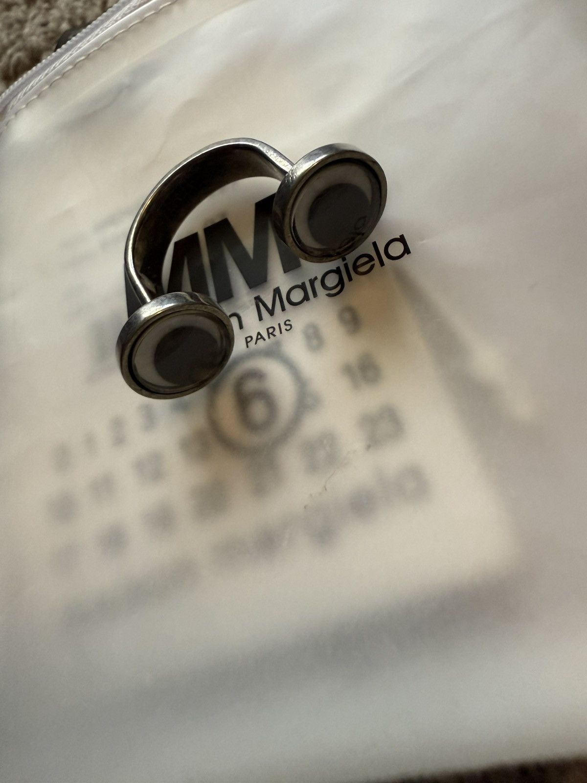 MM6 MM6 Maison Margiela Googly Eye Ring Size ONE SIZE - 2 Thumbnail