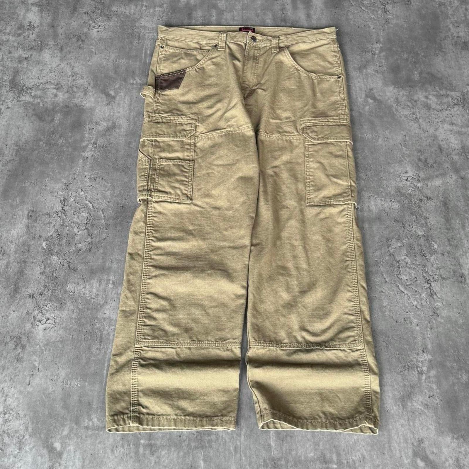 Carhartt × Carhartt Wip × Wrangler Vintage Y2K Carhartt Style Double Knee Cargo Carpenter Pants Size US 36 / EU 52 - 1 Thumbnail
