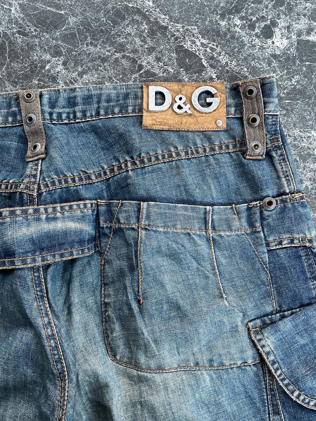 Dolce & Gabbana SS2004 Dolce & Gabbana Blue Denim Pants Size US 36 / EU 52 - 8 Thumbnail