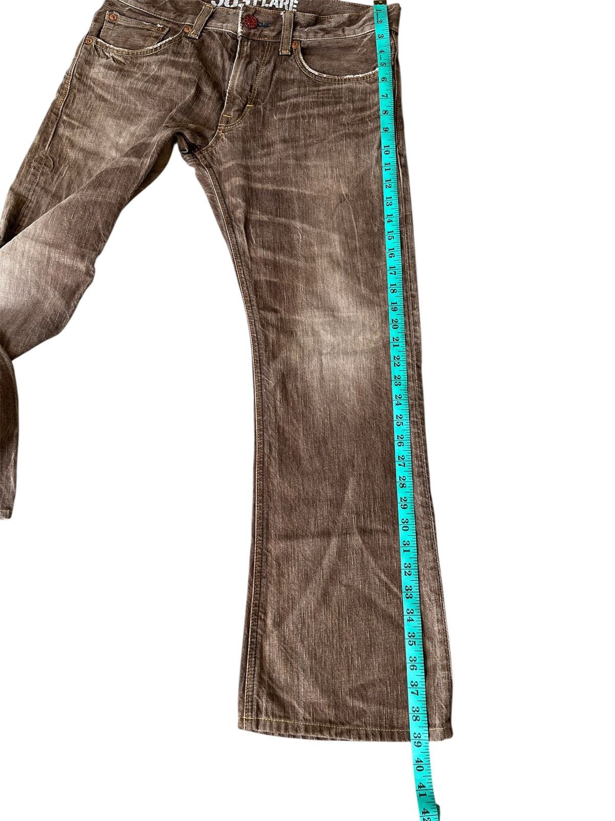 Edwin EDWIN 503 FLARE Honeycombs Patterns Flared Jeans Size US 32 / EU 48 - 21 Thumbnail