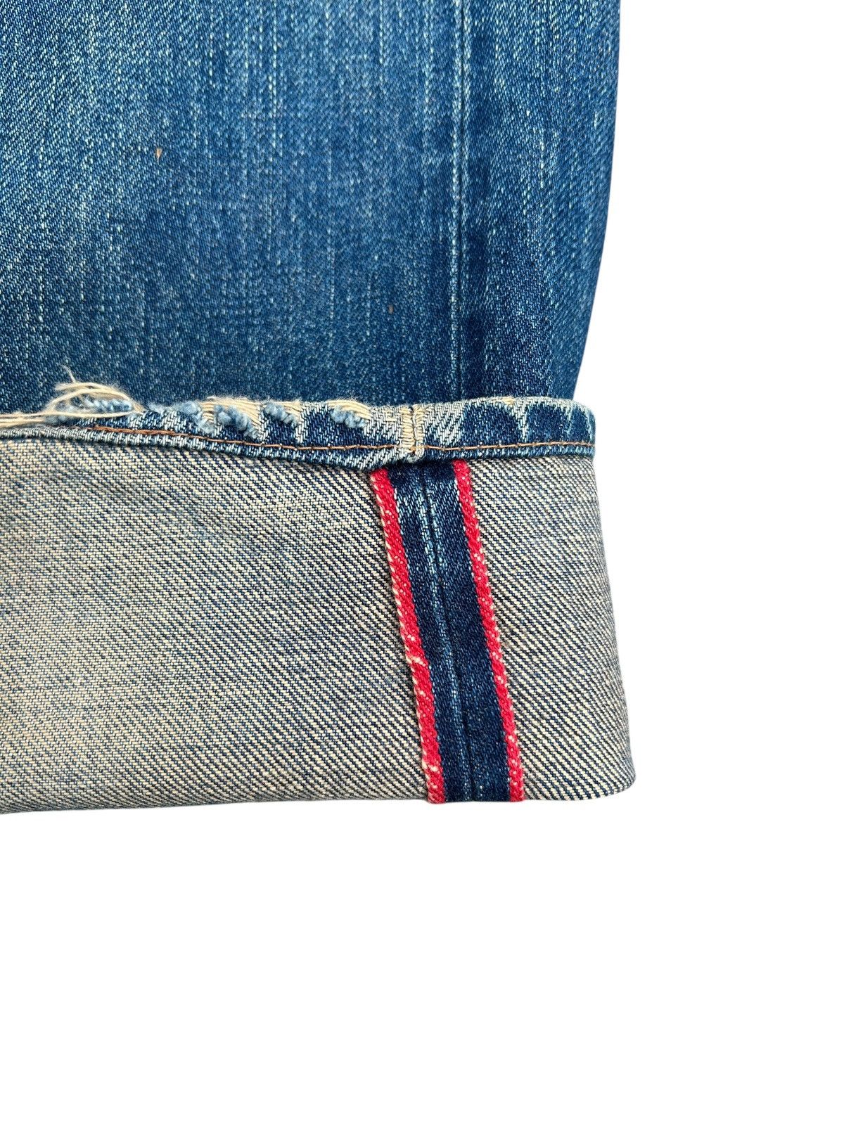 Kapital Vintage HR.Market Selvedge Distressed Denim Jeans Size US 32 / EU 48 - 3 Thumbnail