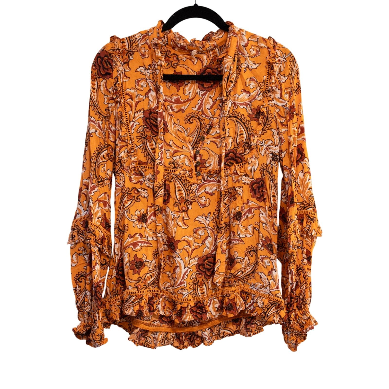 Spell Spell Etienne Blouse in Sienna Size S / US 4 / IT 40 - 3 Thumbnail