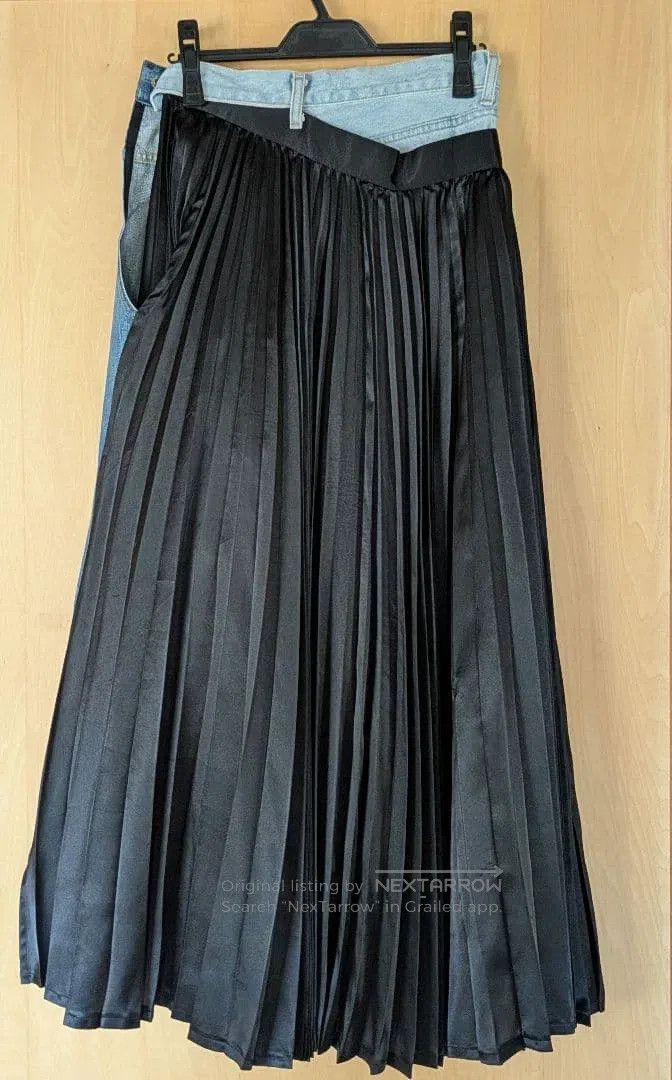 Junya Watanabe Junya Watanabe Size S Denim Satin Long Skirt Size 24" / US 00 / IT 34 - 2 Thumbnail