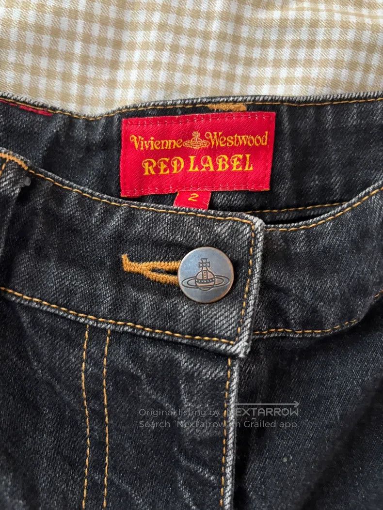 Vivienne Westwood Vivienne Westwood size M Classic Black and Blue Low-Rise De Size 24" / US 00 / IT 34 - 3 Thumbnail