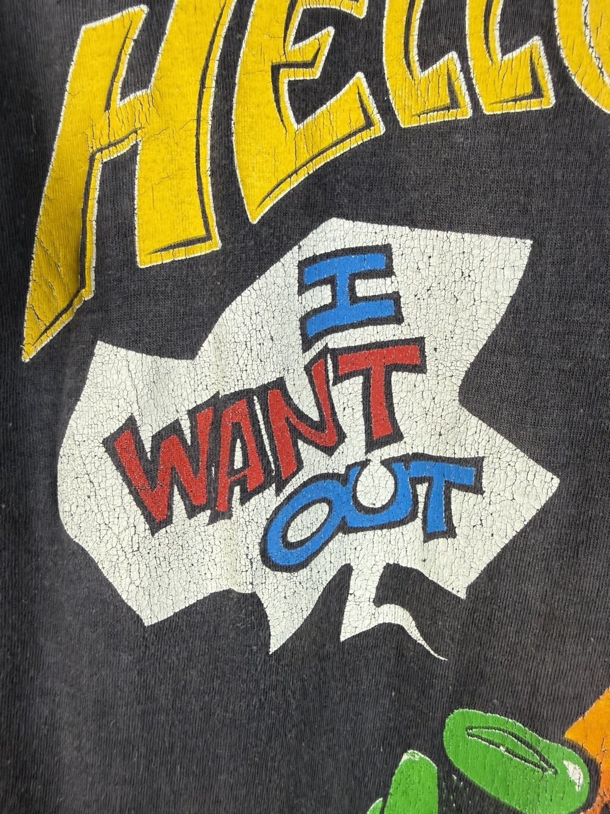 Band Tees 80s Helloween 1988/89 I Want Out Pumpkins Fly Free T-Shirt M Size US M / EU 48-50 / 2 - 3 Thumbnail