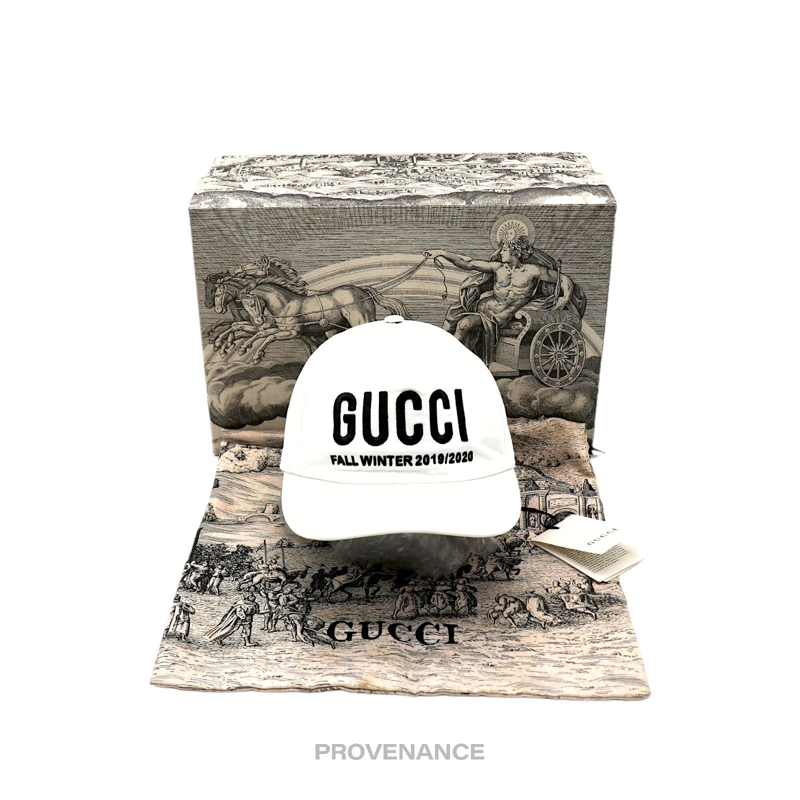 Gucci 🔴 Gucci Campaign Hat Cap - White Size ONE SIZE - 1 Thumbnail