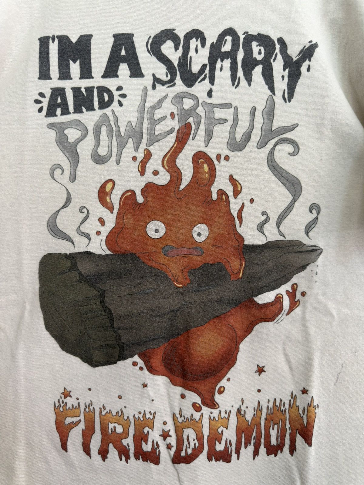 Anime Calcifer Howl's Moving Castle Studio Ghibli Movie Shirt Size US M / EU 48-50 / 2 - 2 Thumbnail