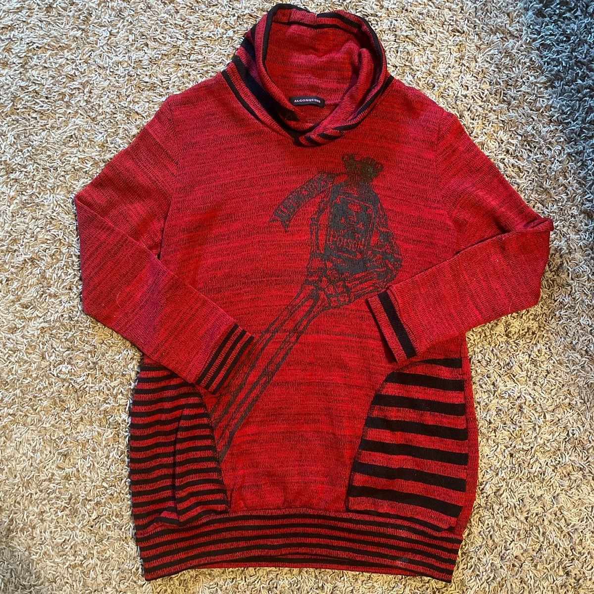 Other ALGONQUINS JAPANESE DEADSTOCK SKULL POISON GRAPHIC SWEATER Size M / US 6-8 / IT 42-44 - 1 Thumbnail