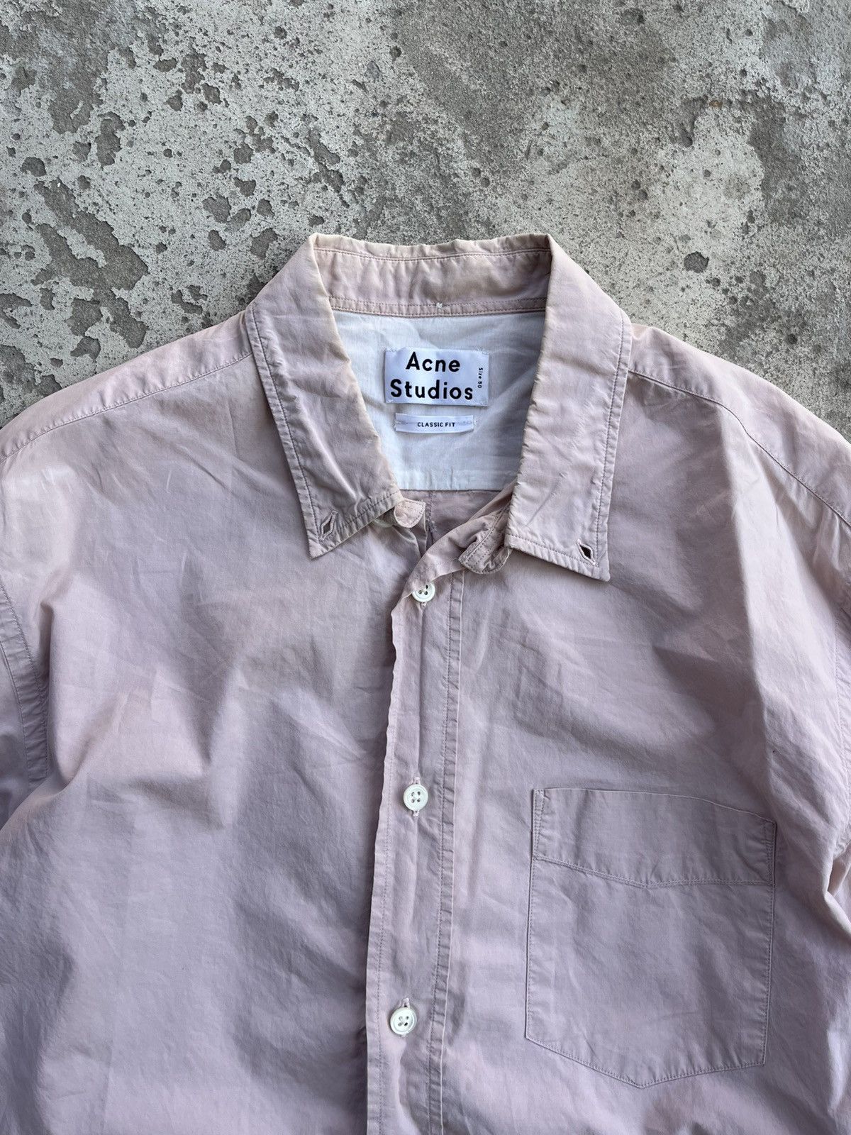 Acne Studios FW14 Acne Studios Isherwood Pop Classic Fit ButtonDown Shirt Size US M / EU 48-50 / 2 - 2 Thumbnail