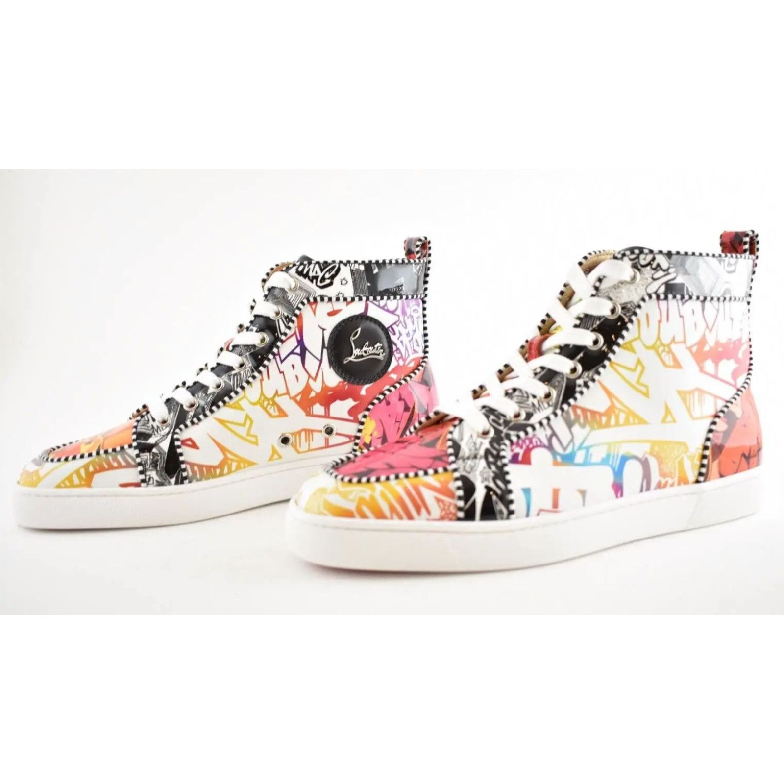Christian Louboutin Christian Louboutin Men Rantus Orlato Flat Wallgraf Graffiti Size US 7 / EU 40 - 9 Thumbnail