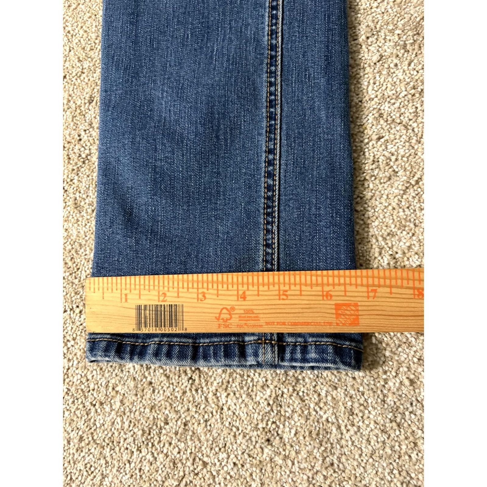 The Mountain Blue Mountain Jeans Women 4 Blue Straight Leg Regular Fit Denim 28x30 Size 27" / US 4 / IT 40 - 3 Thumbnail
