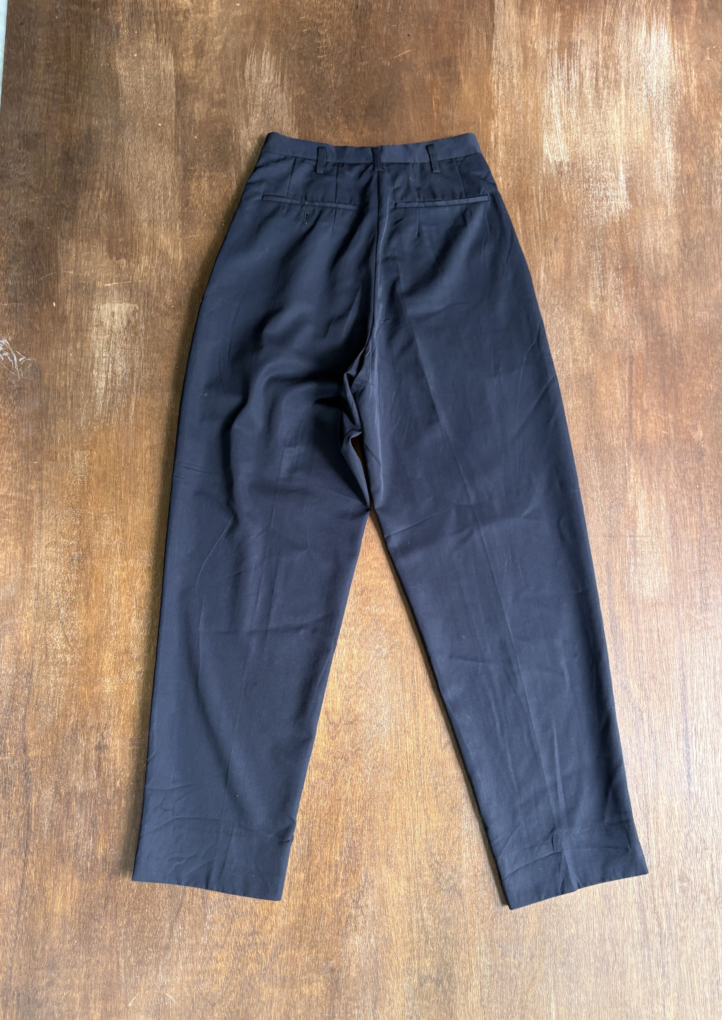 Yohji Yamamoto Y's for men Yohji Yamamoto Navy Wool Pant Size US 27 - 7 Thumbnail