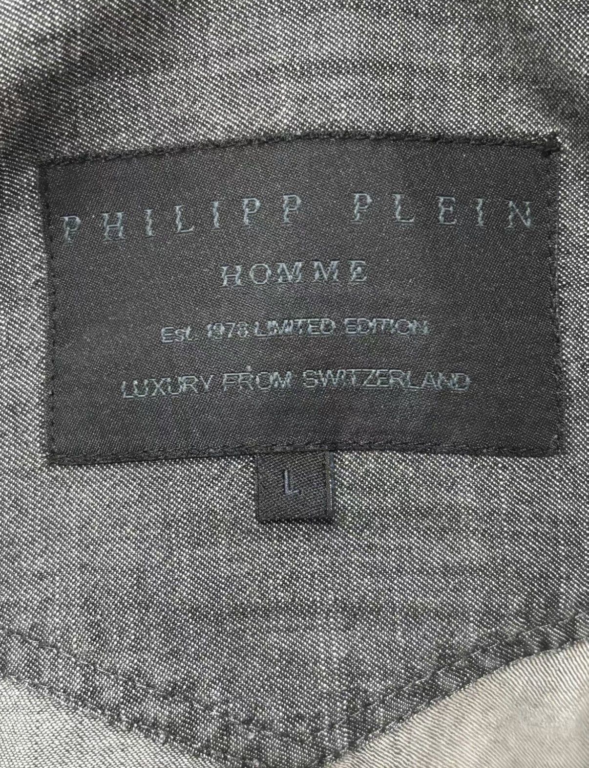 Philipp Plein Philipp Plein Denim Shirt J2 Size US M / EU 48-50 / 2 - 6 Thumbnail
