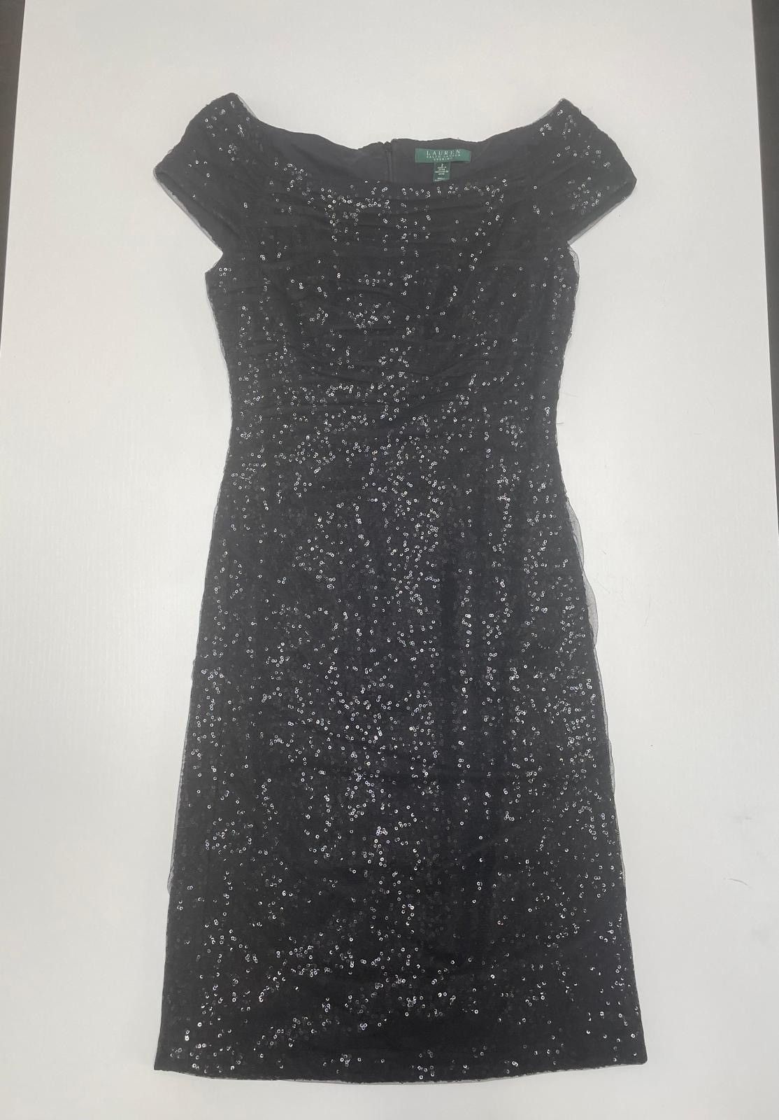 Lauren Ralph Lauren Bodycon black sequined dress Size XS / US 0-2 / IT 36-38 - 1 Thumbnail