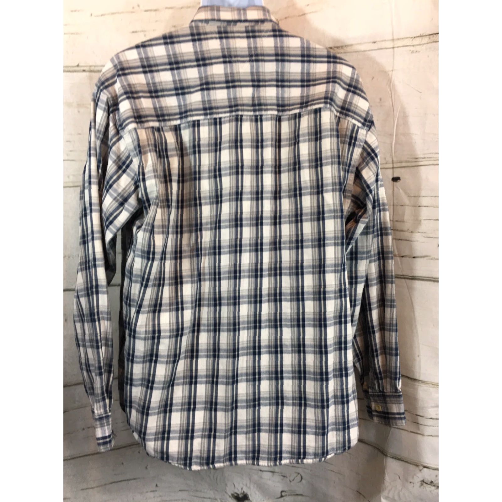 Tommy Hilfiger VINTAGE Tommy Hilfiger Jeans Casual Button Shirt Sz L EUC - Blue Gray Checkered Shirt Mens L Blue Plaids & Checks Button-Down Button-Up - 90s Size US L / EU 52-54 / 3 - 6 Thumbnail