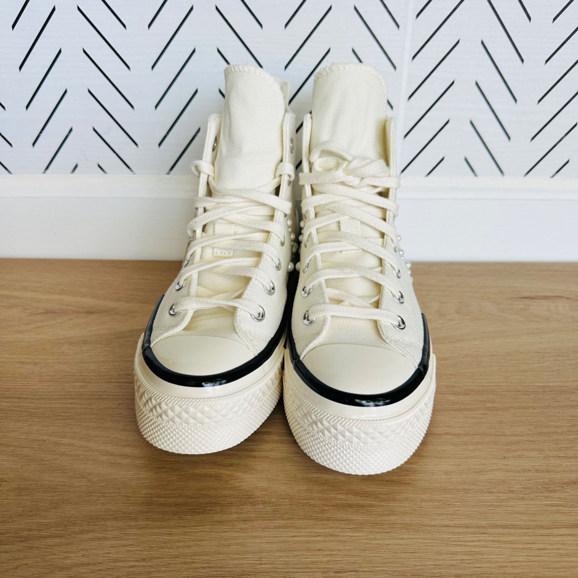 ⭐CONVERSE Chuck 70 Plus Hi Gems Sz 7 Mens Platform Shoes Pea display picture 2