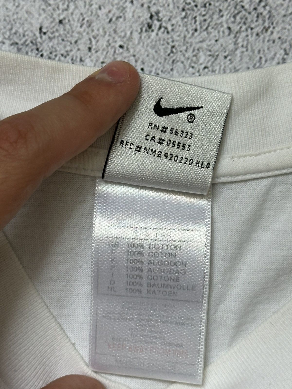 Nike Vintage Nike T-shirt Court Big Logo Size US XL / EU 56 / 4 - 11 Thumbnail