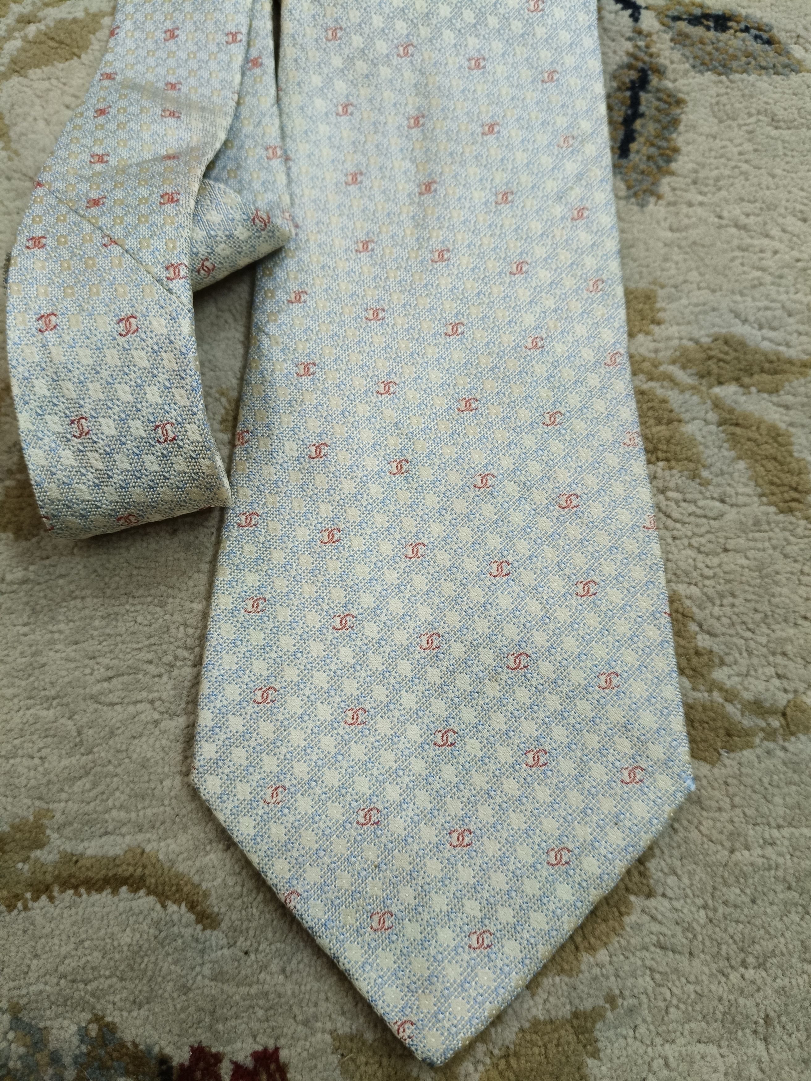 Chanel × Designer Chanel Monogram Tie Size ONE SIZE - 1 Thumbnail