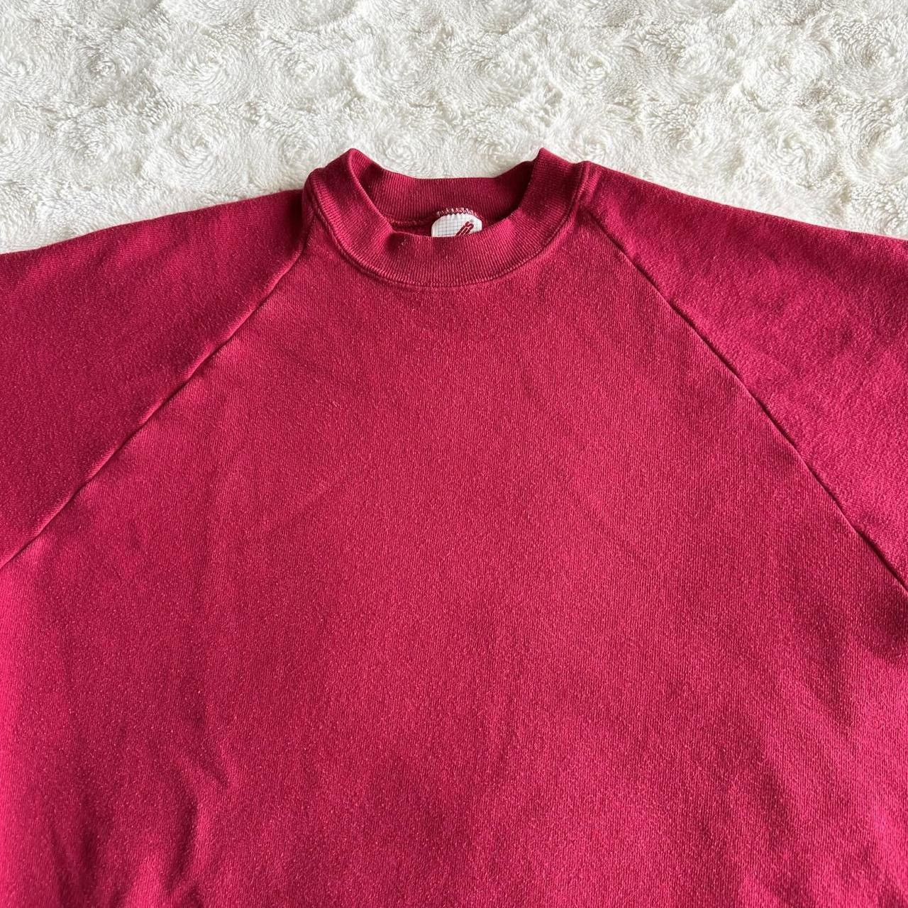 Jerzees Vintage Jerzees Sweatshirt Crewneck Mens XL Red Blank 80s LS Size US XL / EU 56 / 4 - 4 Thumbnail