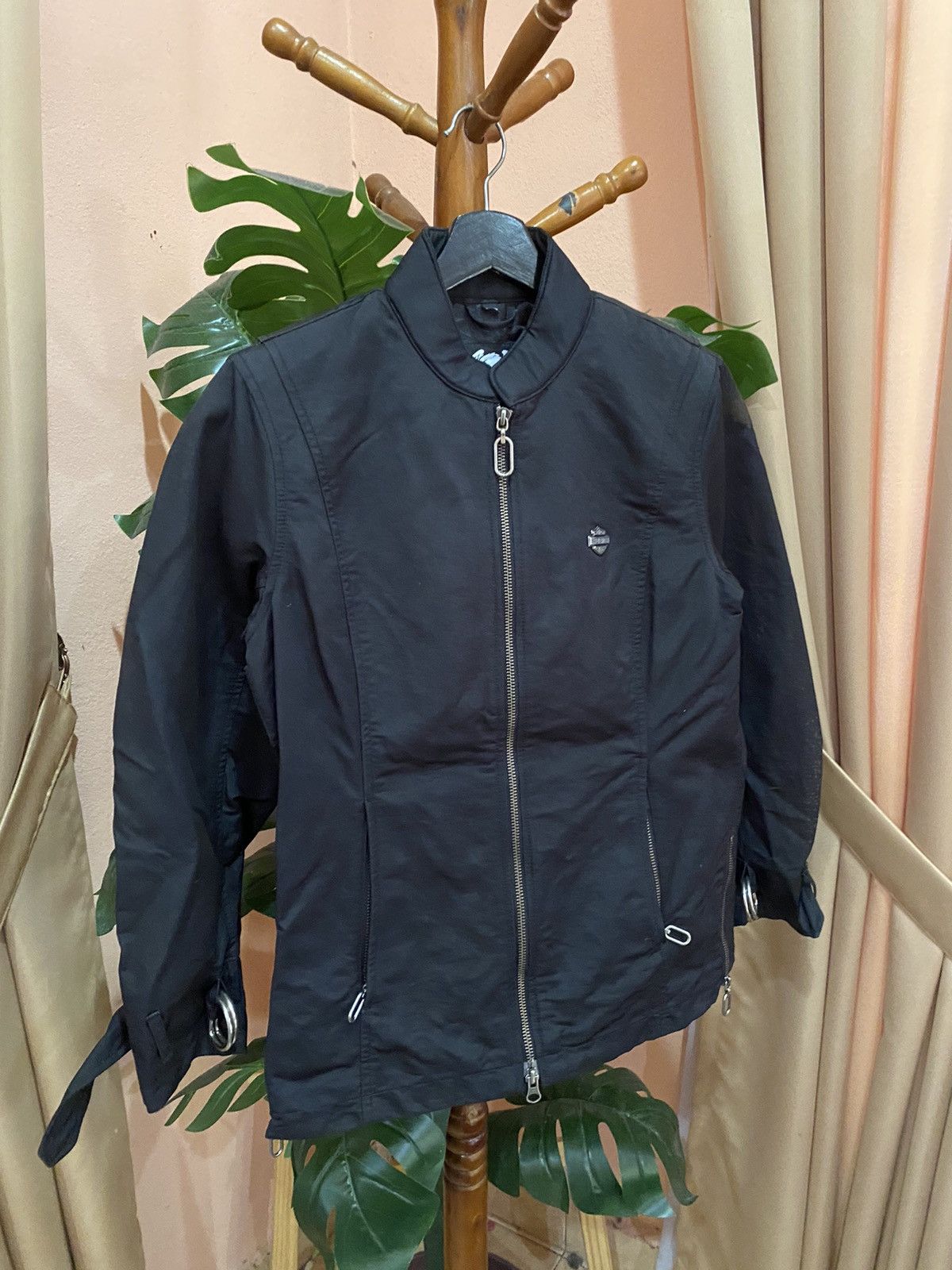 Harley Davidson Harley-Davidson Women’s Black Riding Jacket Size US XS / EU 42 / 0 - 5 Thumbnail