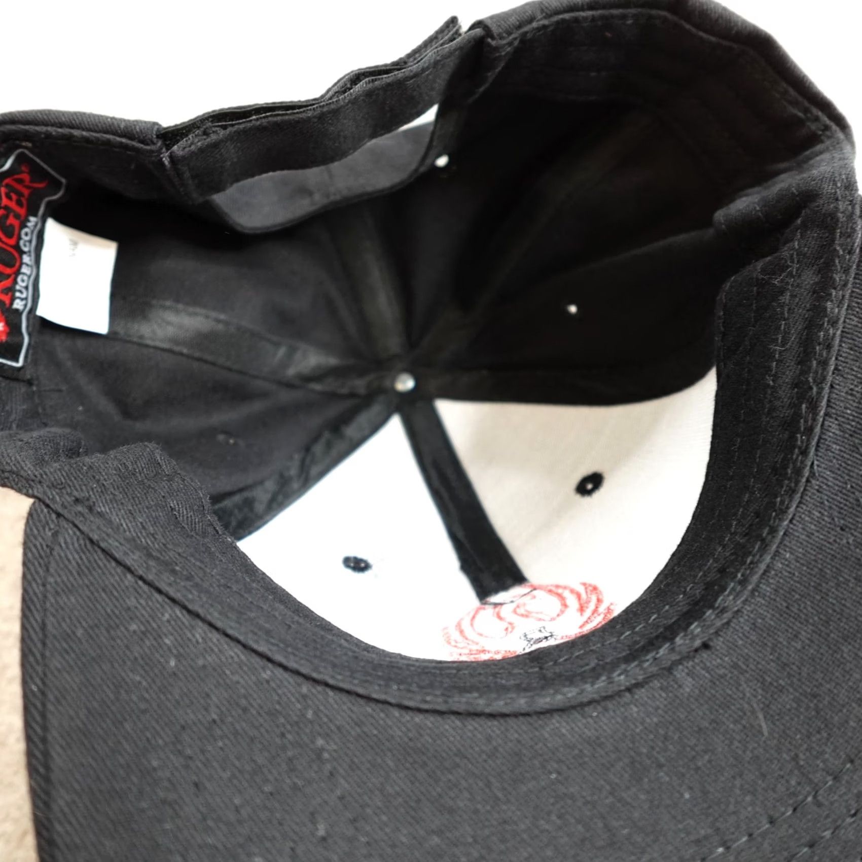 Vintage Ruger Hat Black Embroidered Official Strapback Baseball Cap Men One Size Cotton Black Embroidered Official Strapback Ruger Hat Mens Size ONE SIZE - 3 Thumbnail