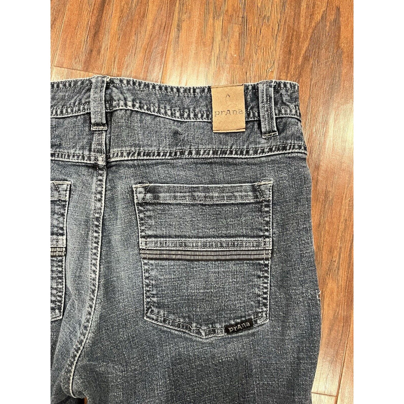 Prana Prana Breathe Jeans Mens 32 X 28 Blue Denim Straight Leg Size US 32 / EU 48 - 8 Thumbnail