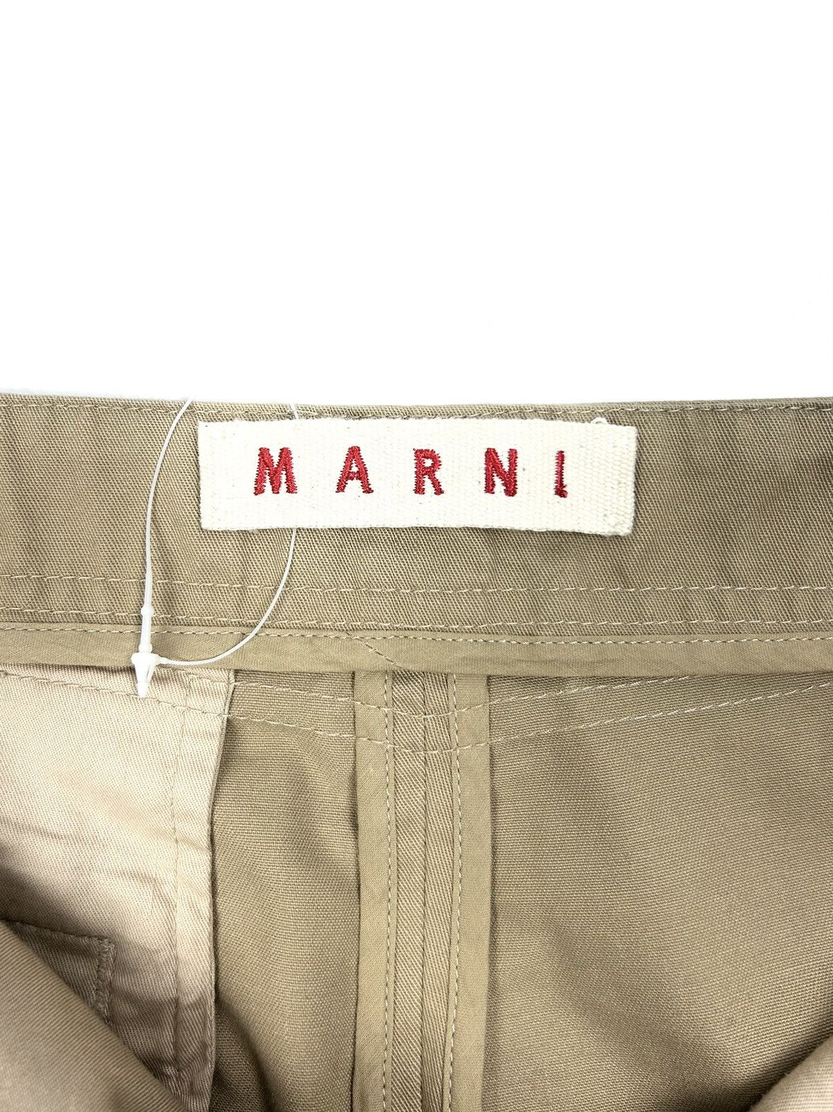 Marni Marni Archive Cropped Tapered Chinos Beige Pants Men’s 44 S Size US 30 / EU 46 - 14 Thumbnail