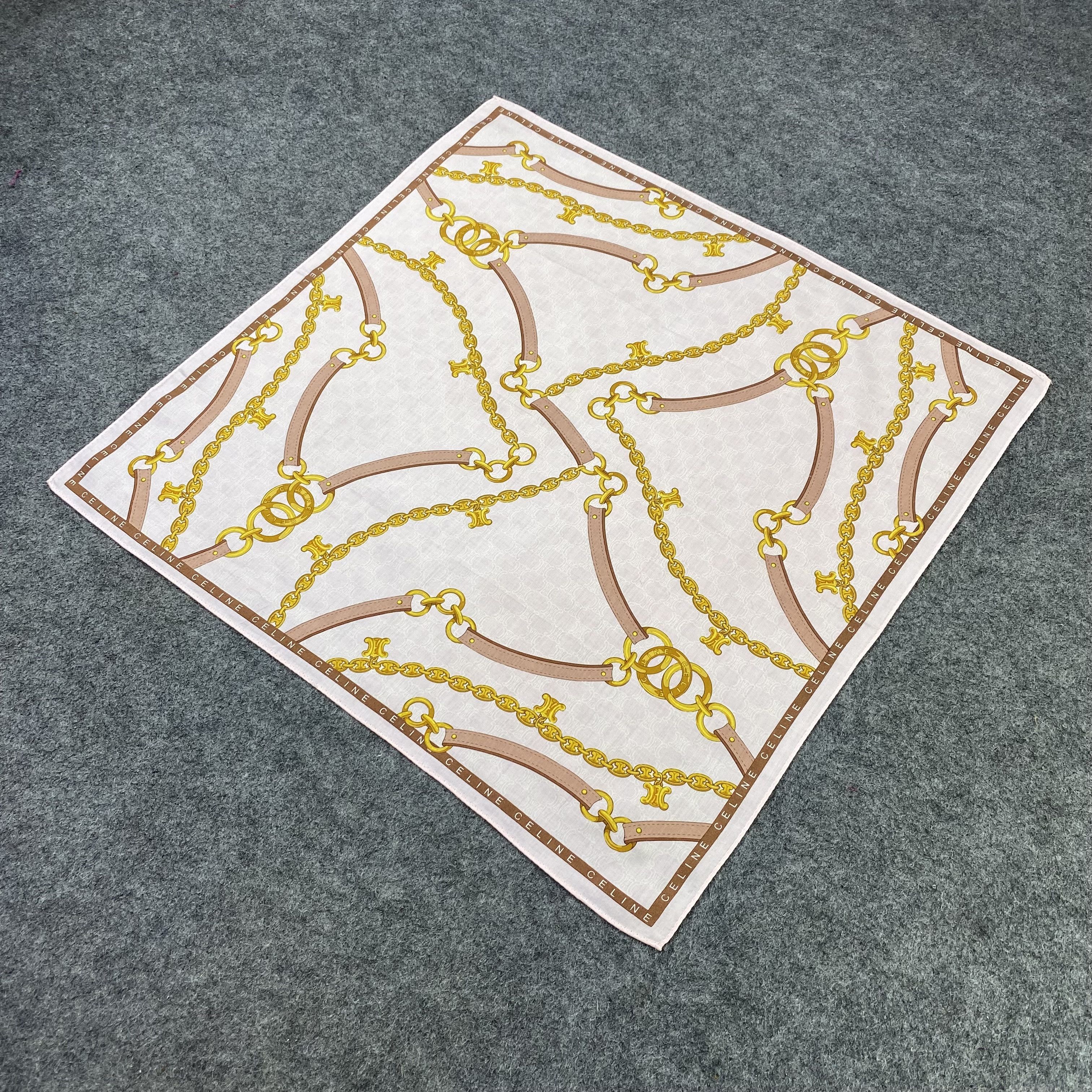 Celine Celine Handkerchief Neckerchief Bandana-B2061 Size ONE SIZE - 4 Thumbnail