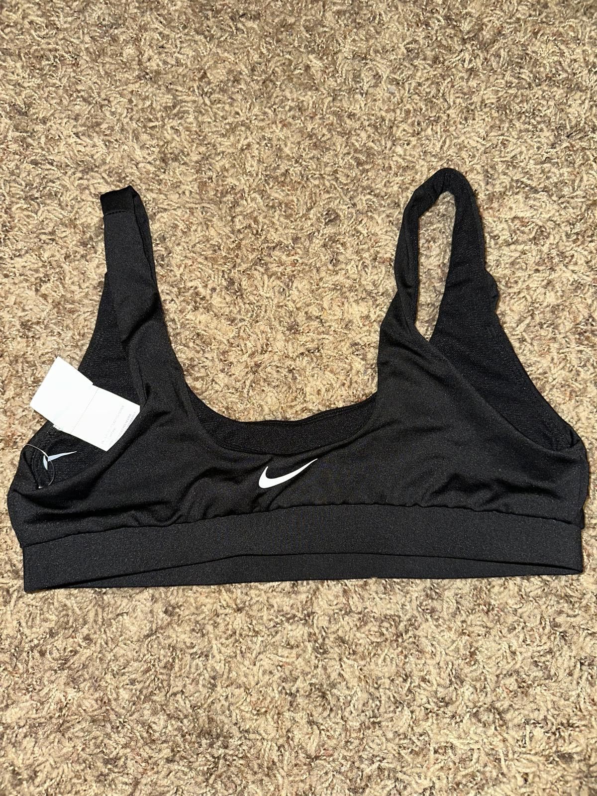 Nike Nike Women Multi Logo Scoop Neck Bikini Top Size ONE SIZE - 3 Thumbnail