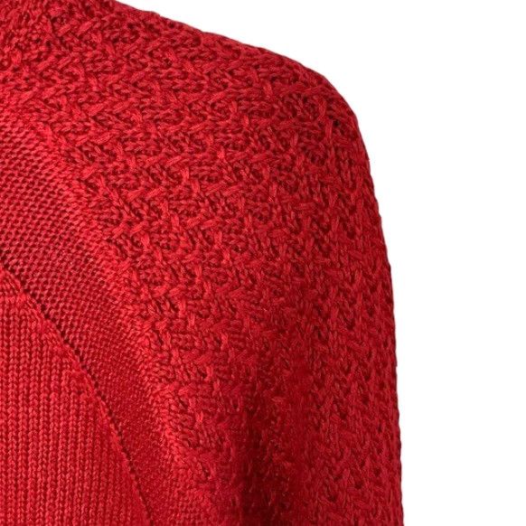 Jones New York VINTAGE Jones New York Red Knit Pullover Sweater Size PL Petite Large Holiday Christmas Womens Size L / US 10 / IT 46 - 3 Thumbnail