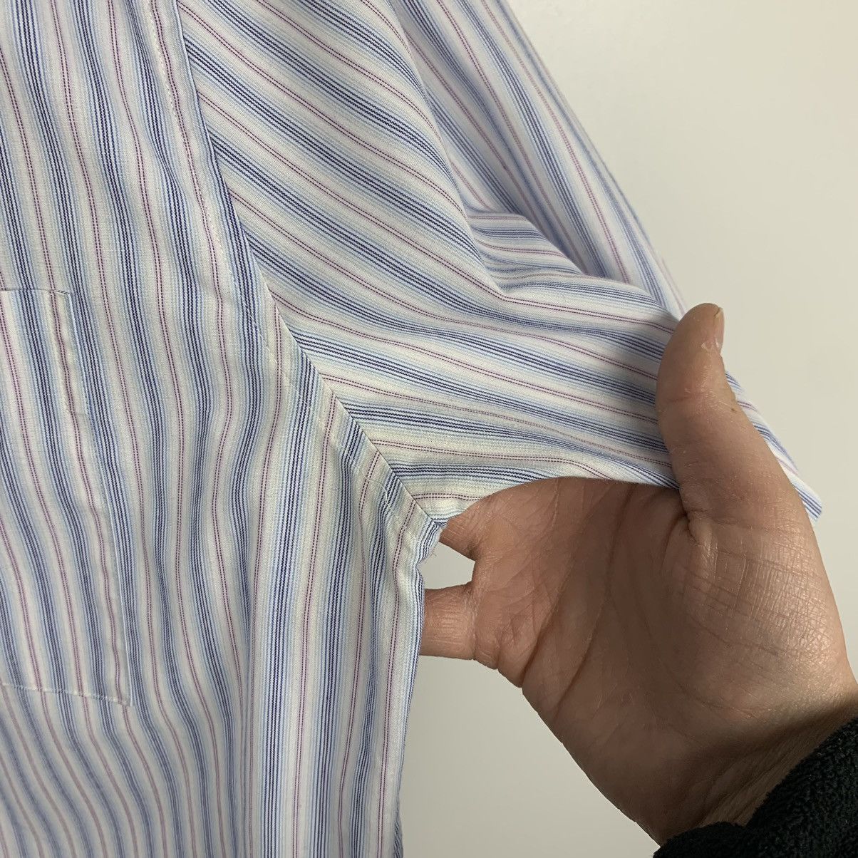 Yves Saint Laurent Vintage Yves Saint Laurent Striped Shirt Short Sleeve Size L Size US L / EU 52-54 / 3 - 9 Thumbnail