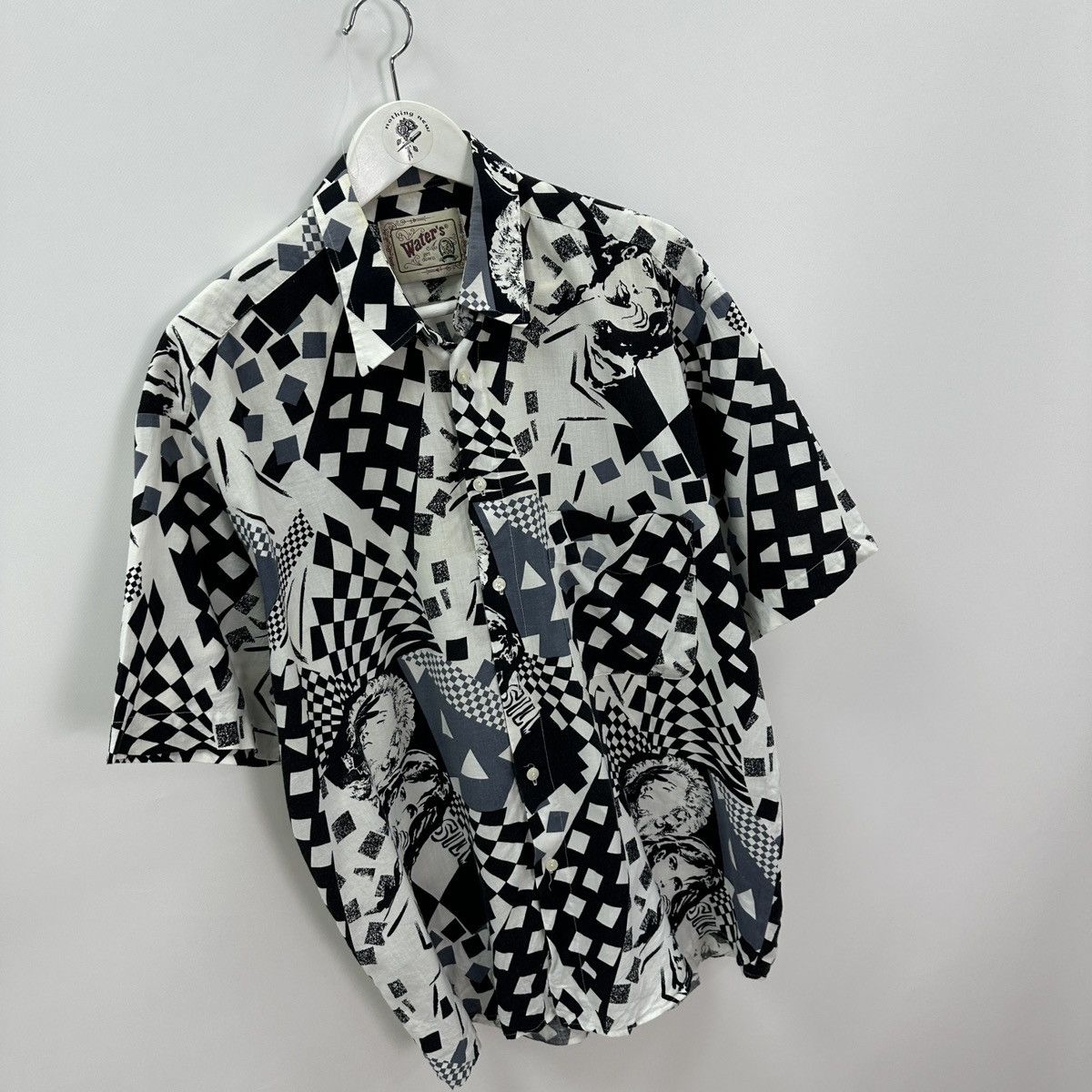 Vintage Vintage 90s Water’s Girls womans abstract Hawaiian shirt y2k Size US XL / EU 56 / 4 - 3 Thumbnail
