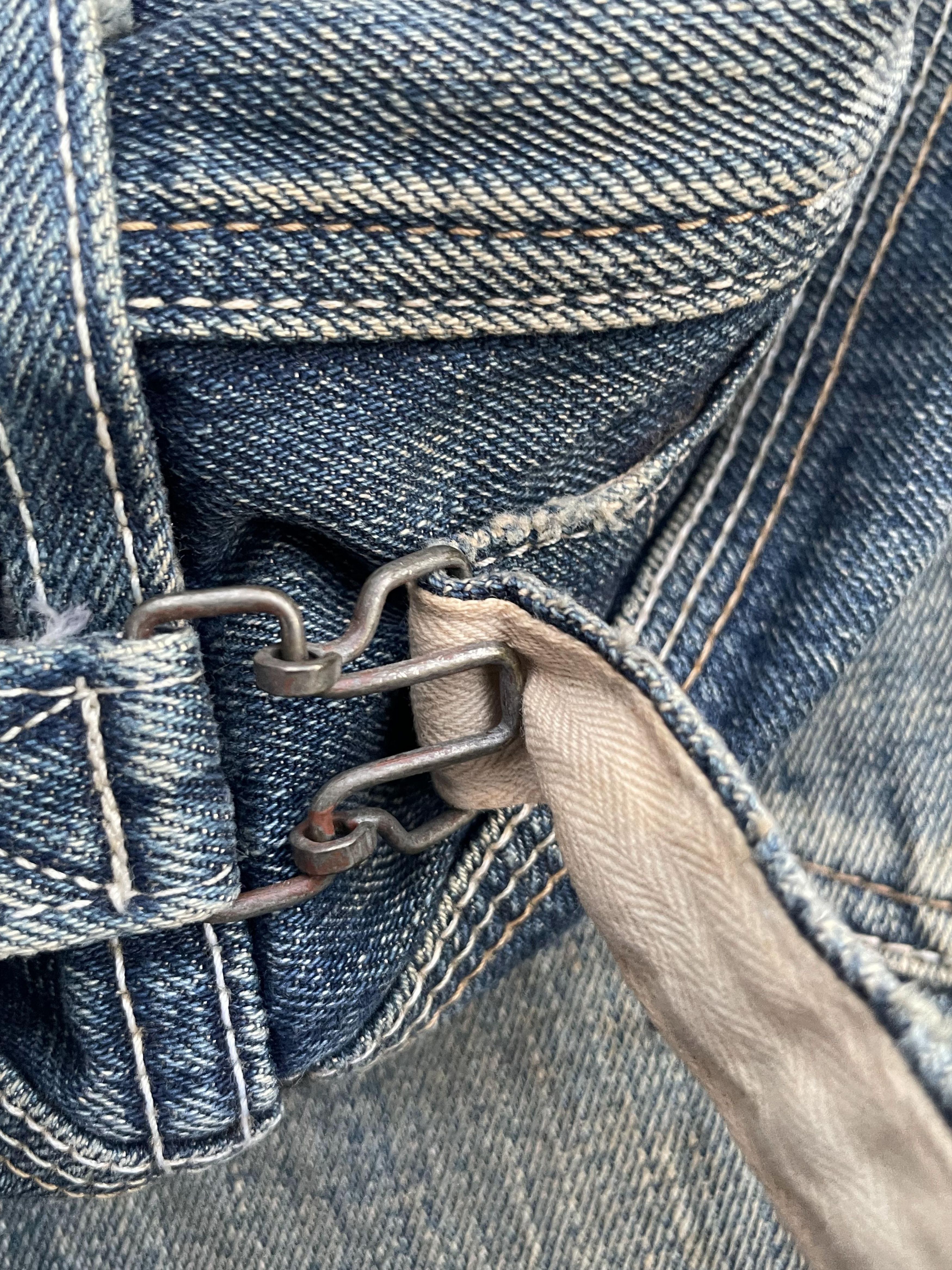 Levi's Vintage Flare Levis 807 Selvedge Denim Size 31" - 16 Thumbnail