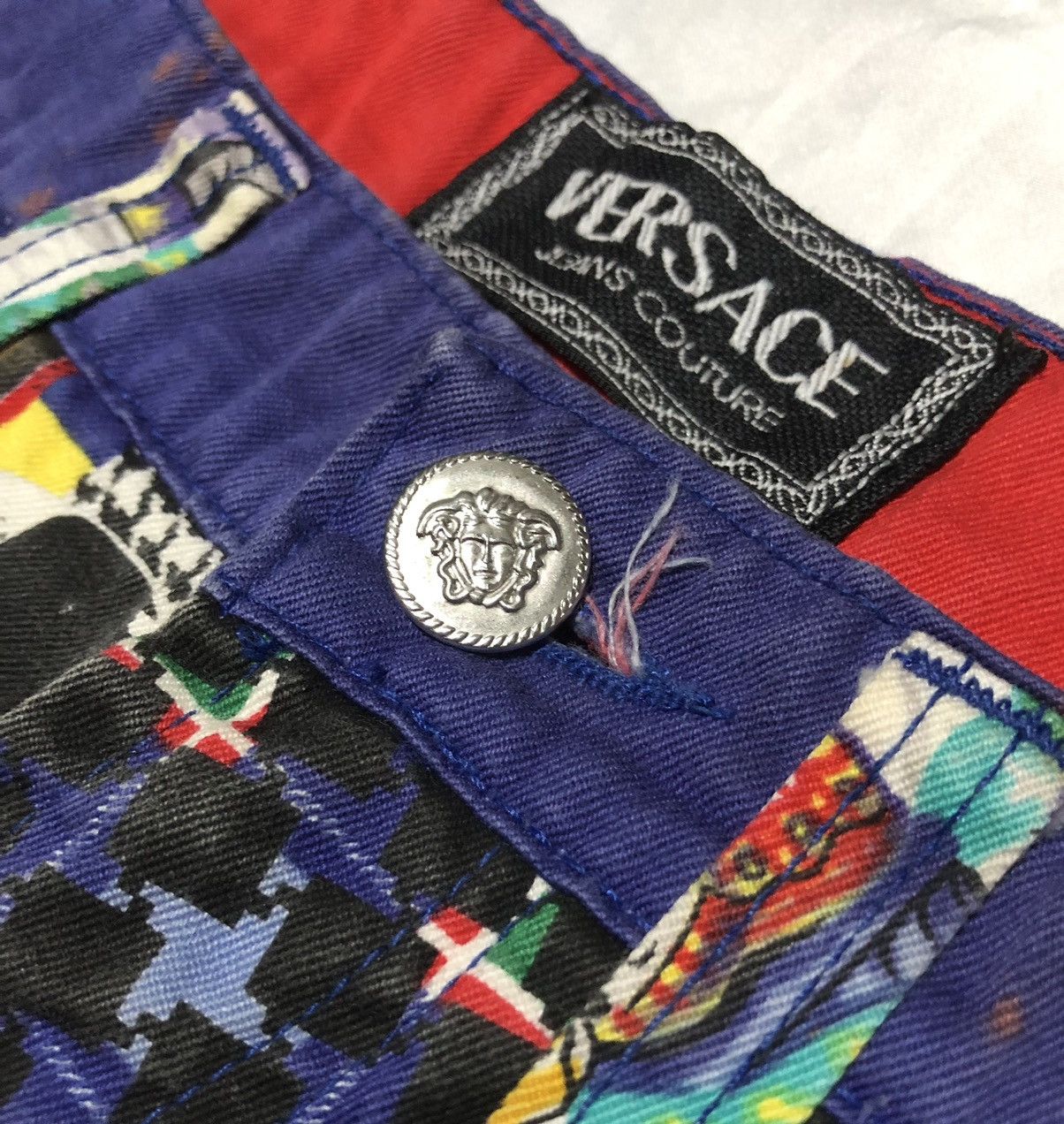 Versace Jeans Couture Versace Vintage Couture Jeans Size 27" / US 4 / IT 40 - 3 Thumbnail