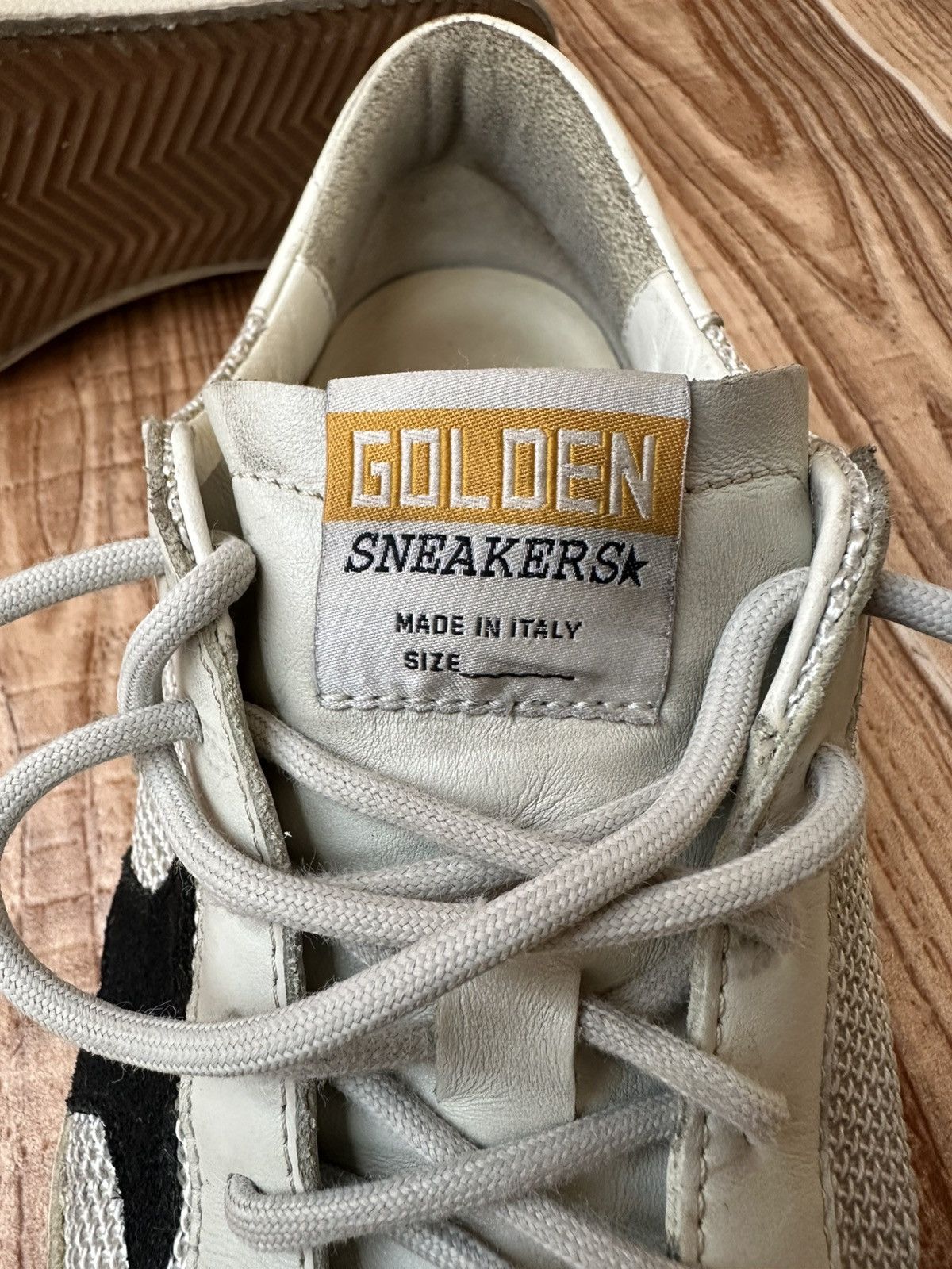 Golden Goose Golden Goose Superstar White Mesh GGDB Lowtops Size US 9 / EU 42 - 16 Thumbnail