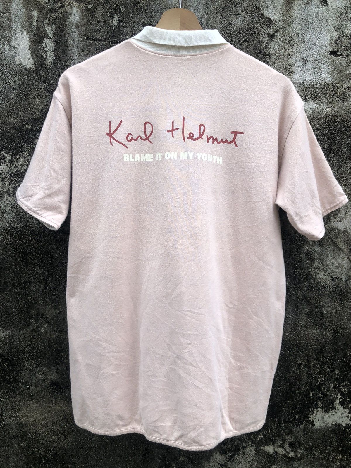 Karl Helmut × Vintage Vintage Karl Helmut SpellOut Reversible polos Size US M / EU 48-50 / 2 - 2 Thumbnail