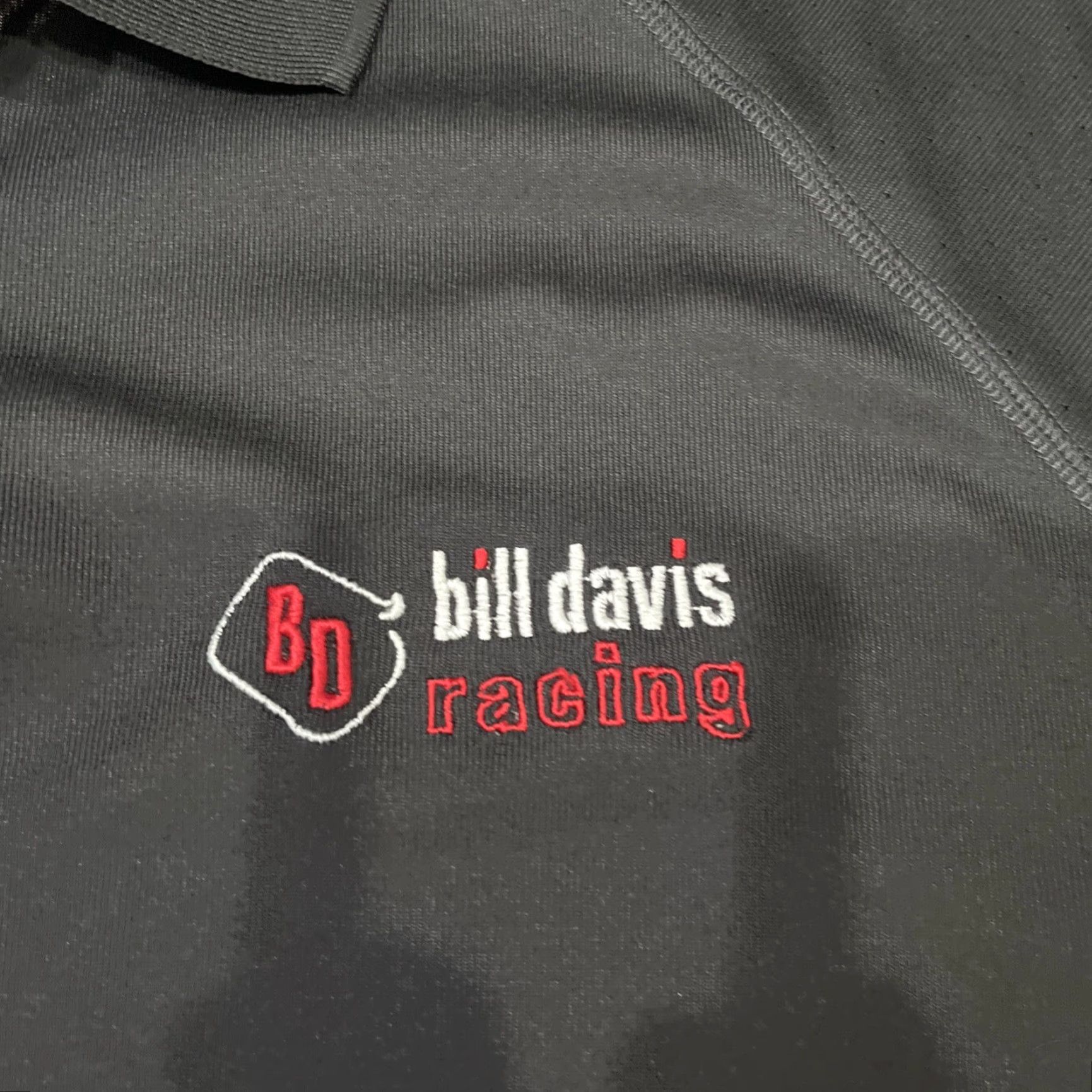 Adidas VINTAGE Adidas Nascar Shirt Mens XL Black Polo Toyota Tundra Bill Davis Racing Collared Short Sleeve Button Size US XL / EU 56 / 4 - 2 Thumbnail