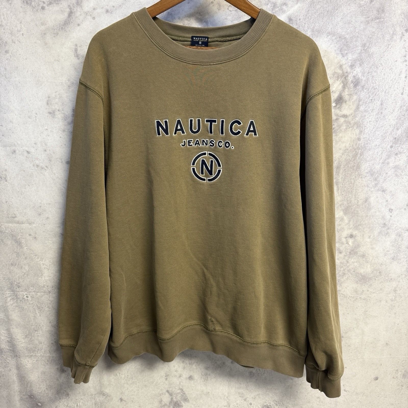 Nautica Vintage Nautica Jeans Sweatshirt Mens 2XL Brown Crew Neck Em Size US XXL / EU 58 / 5 - 1 Thumbnail