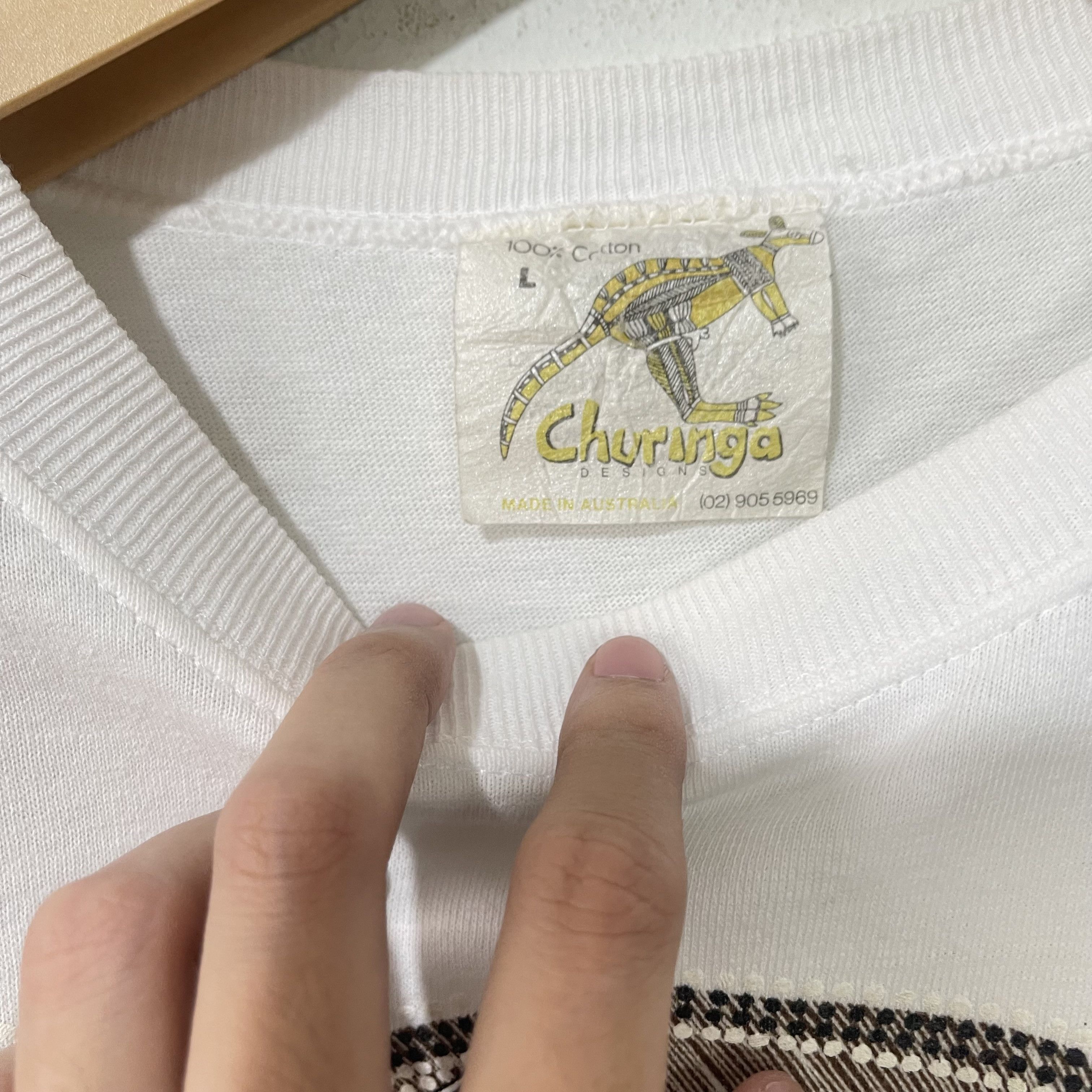 Vintage Vintage 90s Churinga Nawalah Dreaming T-Shirt Size US M / EU 48-50 / 2 - 9 Thumbnail