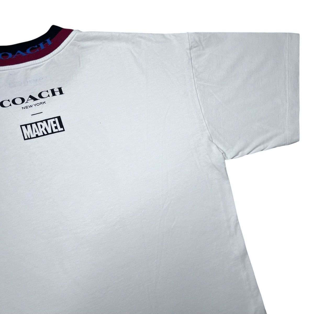 Coach Coach x Marvel Captain Marvel White Short Sleeve Graphic Tee Size US M / EU 48-50 / 2 - 14 Thumbnail